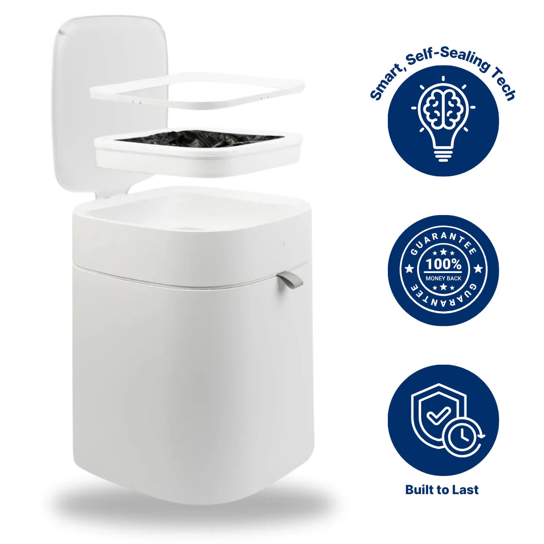 Clenova™ Lite 13L - Compact Smart Self Sealing Trash Bin