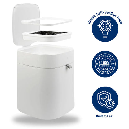 Clenova™ Lite 13L - Compact Smart Self Sealing Trash Bin