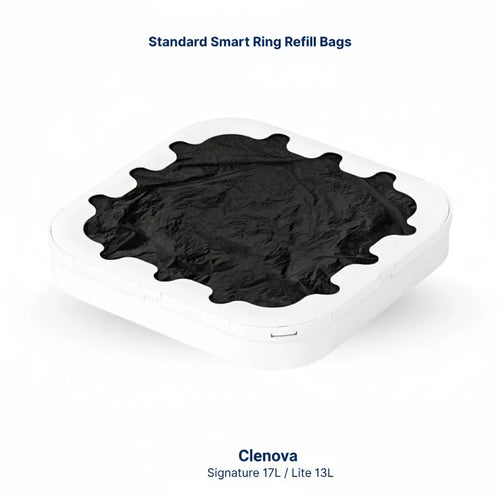 Clenova SmartRing™ Bags – Self-Sealing Trash Bag Pack