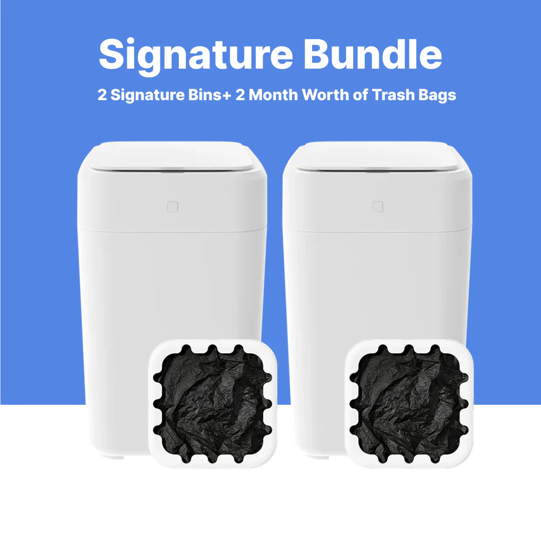 Clenova™ Signature 17L - Smart Self Sealing Trash Can