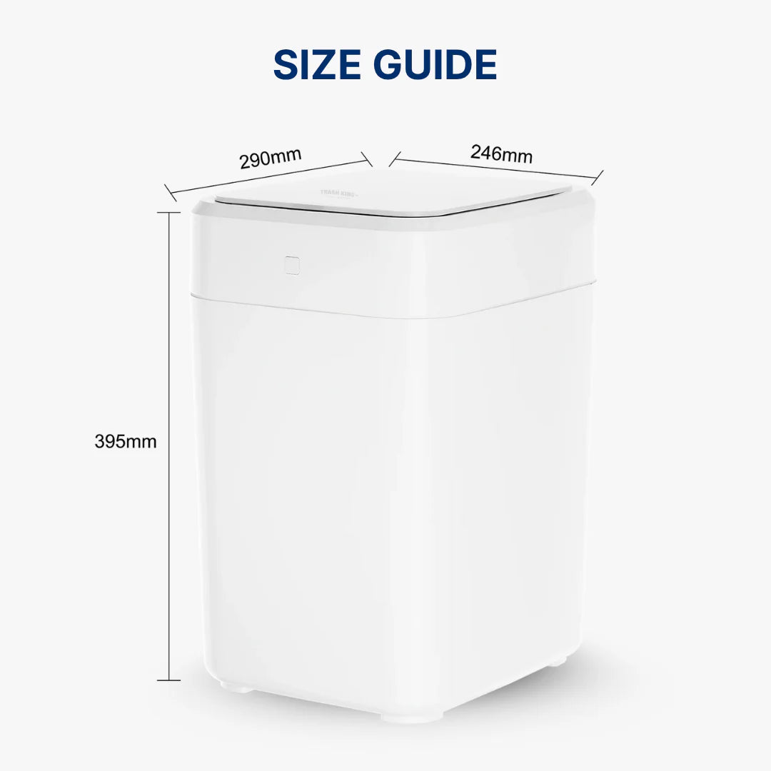 Clenova™ Signature 17L - Smart Self Sealing Trash Can